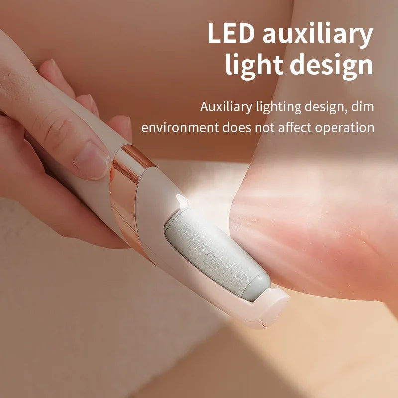 Foot Beauty Machine Electric Foot Grinder Automatic Foot Callus Rubbing Pedicure Dead Skin Callus Remover for Foot Rechargeable