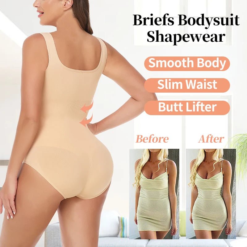 Body Modelador Feminino Invisível Levanta Bumbum e Modela Barriga